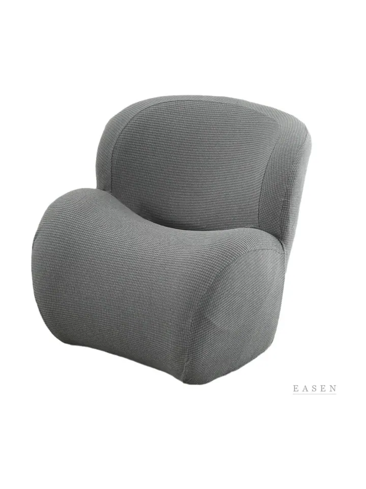 Sculptural Boucle Armchair — Restaurant Chair