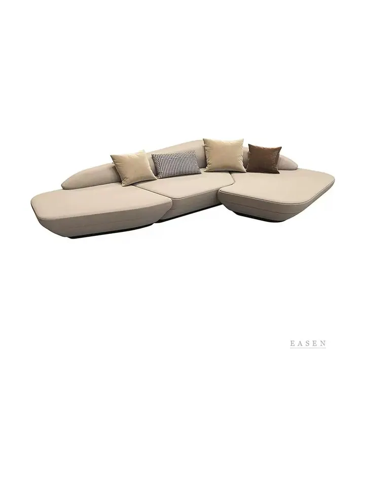 Curved Three-Module Sofa — Restaurant Booth seating
