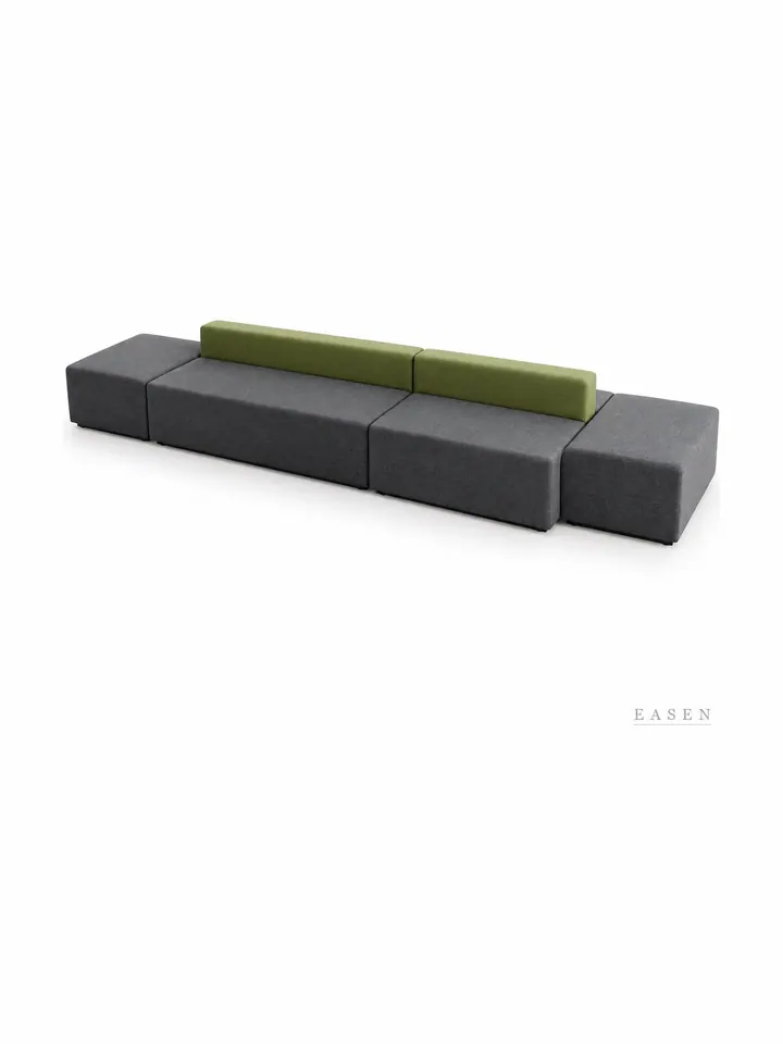 Low-Back Modular Island Sofa — Restaurant Booth seating