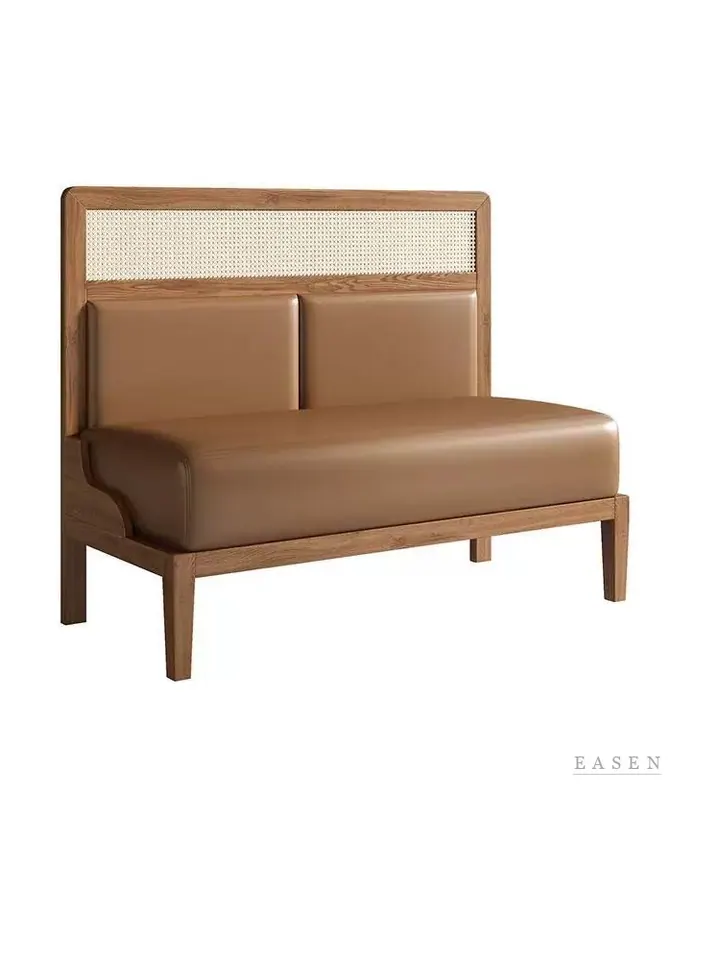 Two-Cushion Cane-Top Booth — 3
