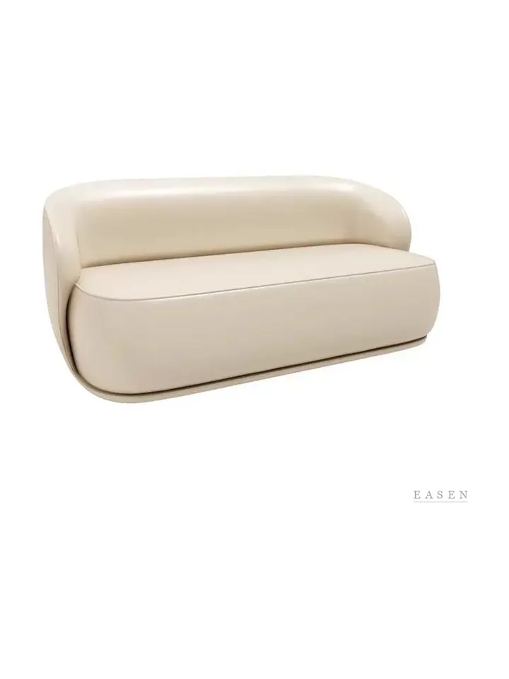 Wrap-Around Cream Sofa — Restaurant Booth seating