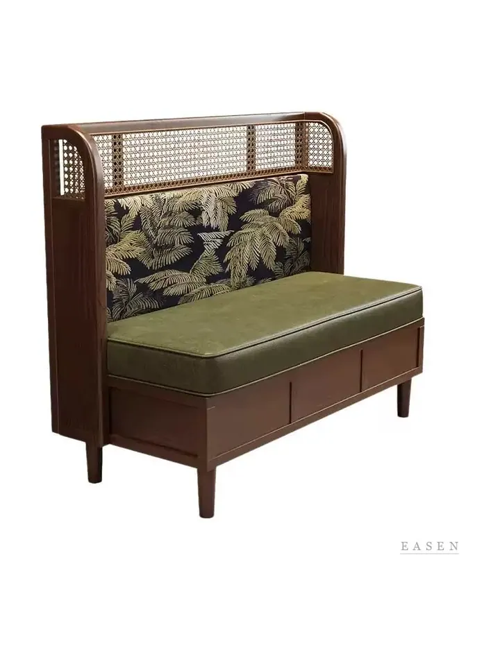 Leaf-Back Drawer Booth — Restaurant Booth seating