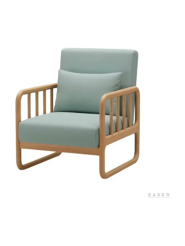 Bentwood Sled Mint Armchair — Café Chair