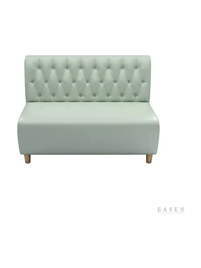 Button-Tufted Short-Leg Booth — Restaurant Booth seating