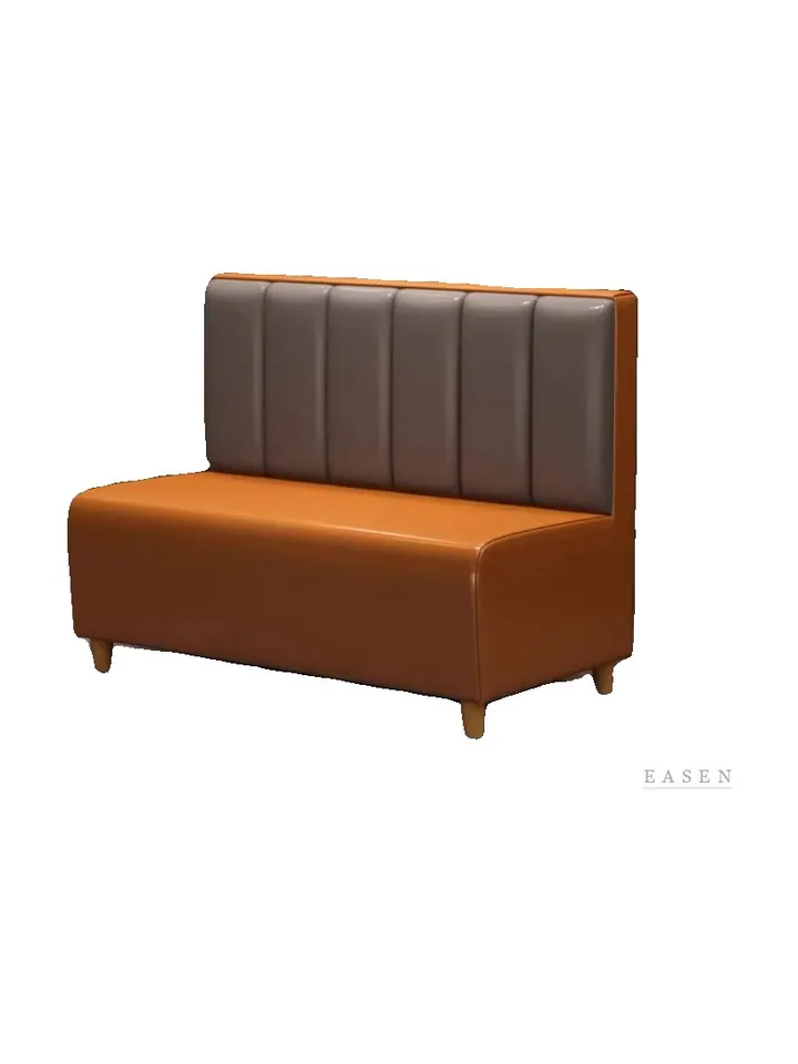 Two-Tone Vertical-Channel Booth — Restaurant Booth seating