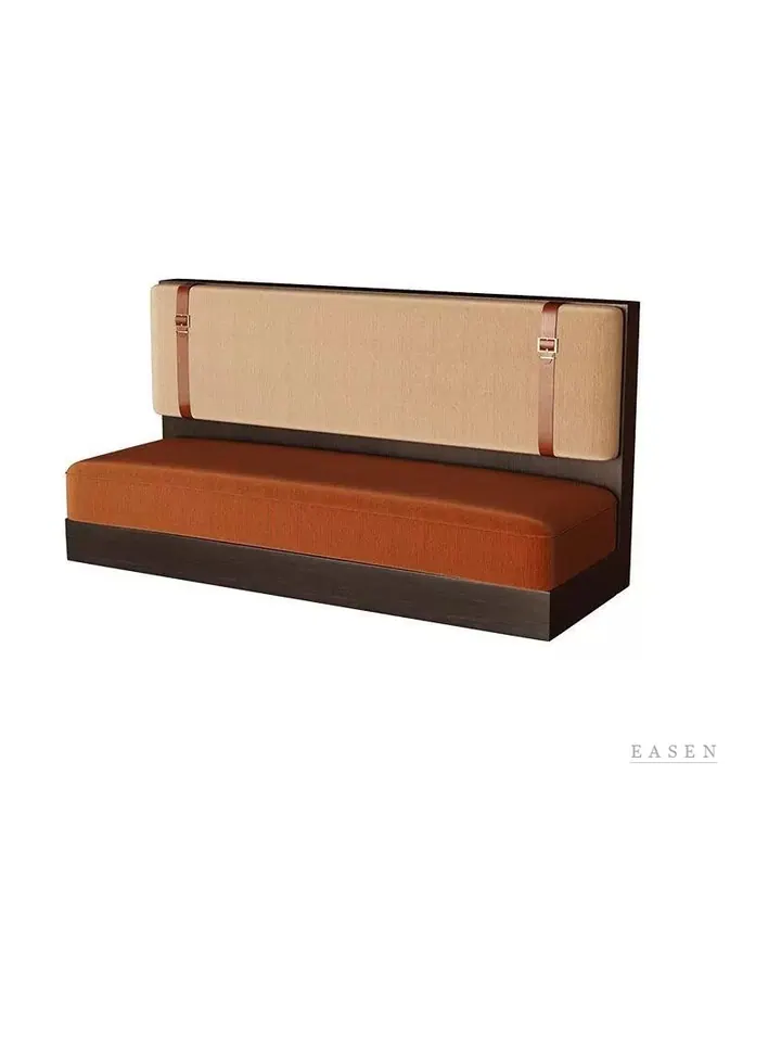 Double-Strap Cane-Back Booth — Restaurant Booth seating