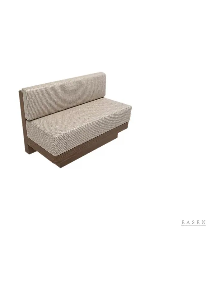 Stepped-Plinth Flat-Back Booth — Restaurant Booth seating