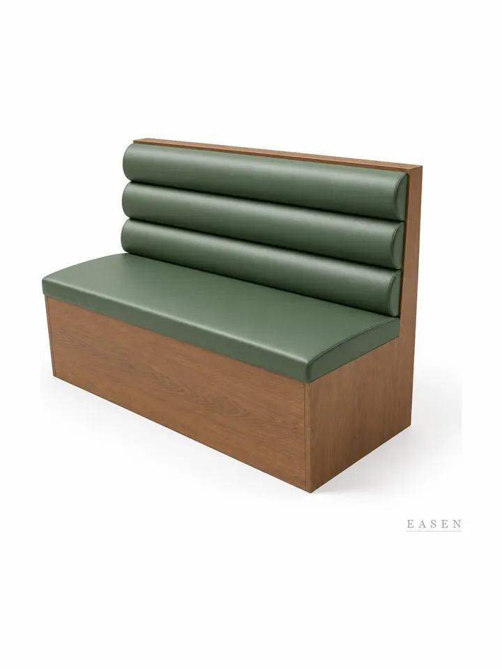 Three-Band Rolled-Back Booth — 3