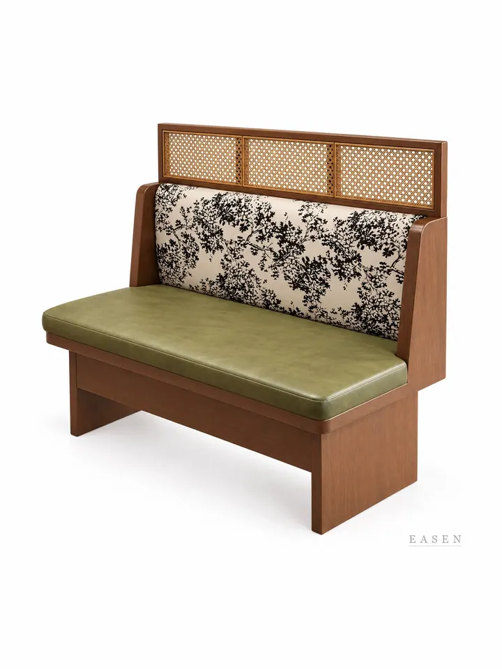 Three-Panel Cane-Top Booth — 3
