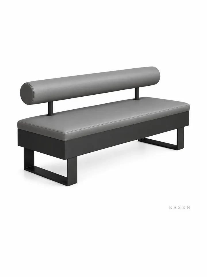 Bolster-Back Sled-Base Booth — Restaurant Booth seating