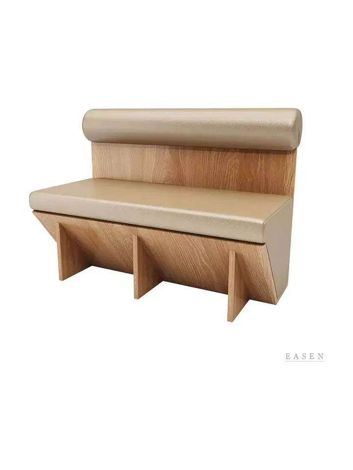 Angled-Plank Bolster Booth — Restaurant Booth seating