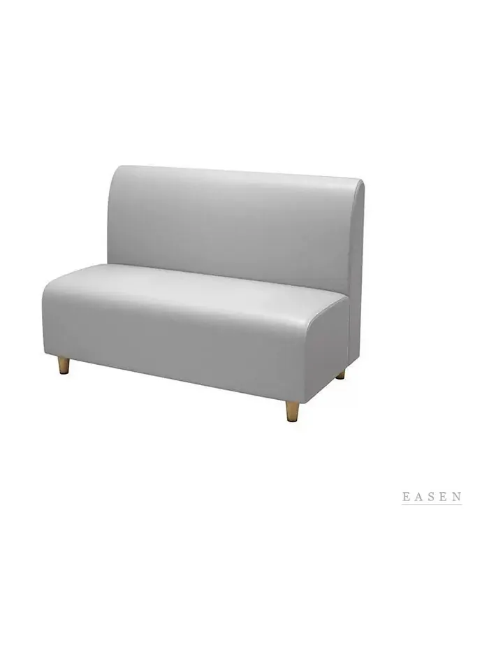 Low-Back Upholstered Short-Leg Booth — Restaurant Booth seating