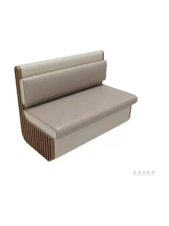Slatted-Side Round-Roll Booth — Restaurant Booth seating