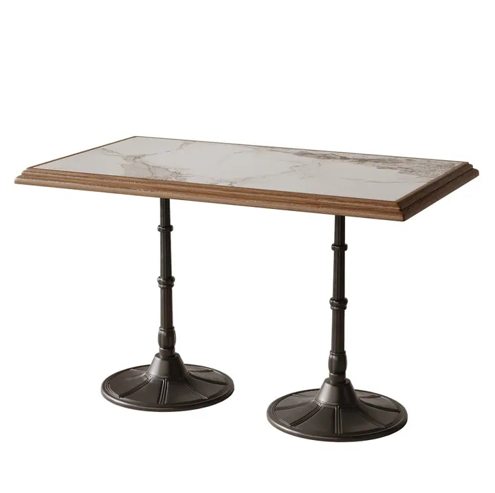 Parisian Marble Table — المطاعم طاولة