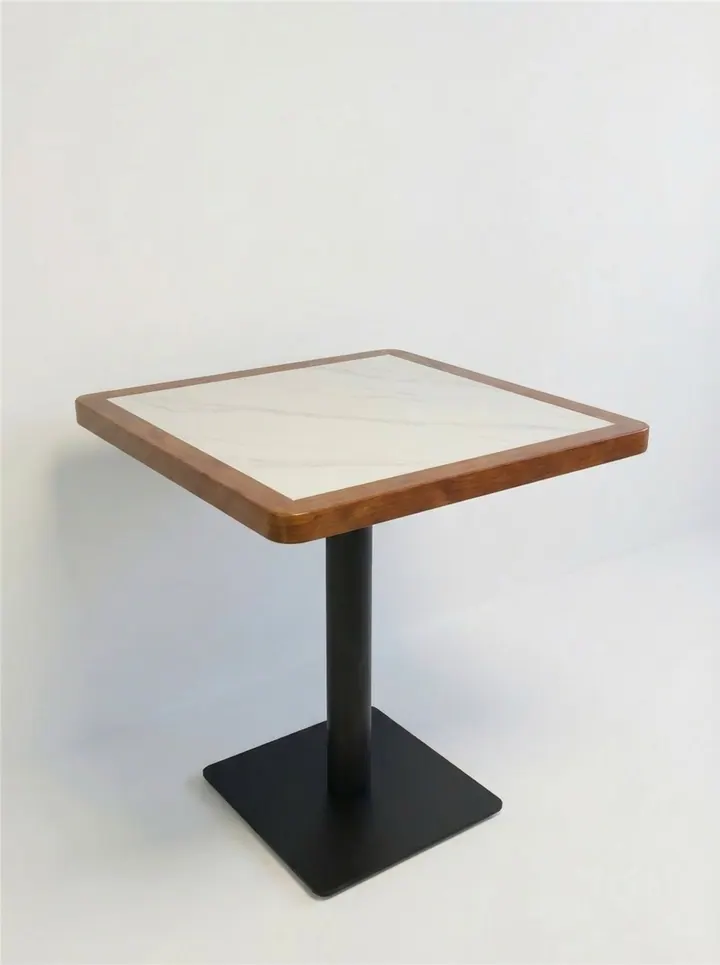 Carrara Marble Bistro Table — المطاعم طاولة