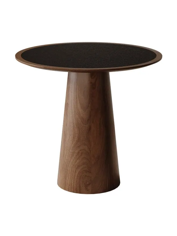 Obsidian Cone Round Table — Restaurant Table