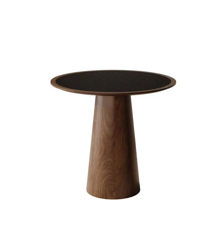 Obsidian Cone Round Table — المطاعم طاولة